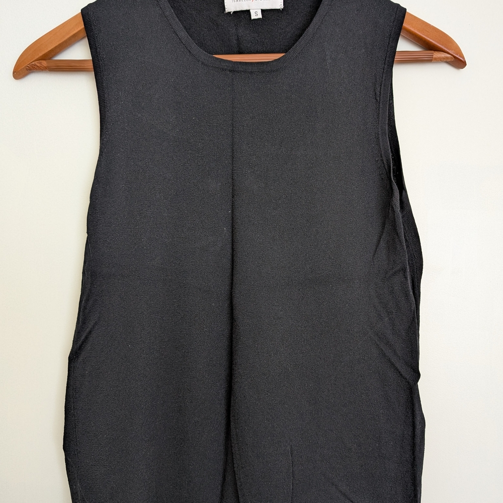 Black Boxy Muscle Tee
